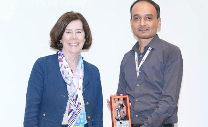 Dr. Sudhir, Central University of Jammu  Honoured for his Research on Antimicrobial Resistance at IISc, Bangalore