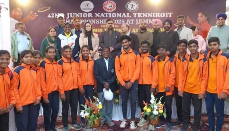 Satish Sharma attends inaugurals of 42nd Junior National Tennikoit Championship