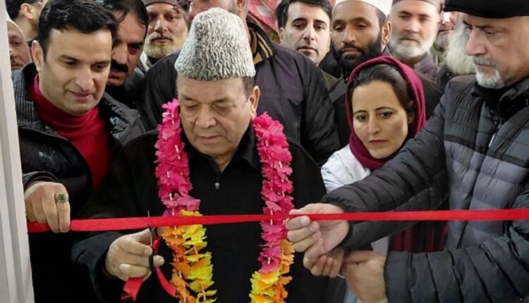 Speaker Legislative Assembly visits Charar-e-Sharief constituency; Inaugurates healthcare facilities; reviews development works