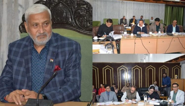 Sham Lal Sharma chairs PAC meeting to examine CAG's audit paras