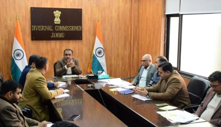 Div Com reviews progress of National Highway Projects in Jammu Division