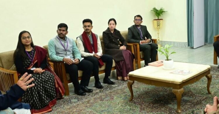 Lieutenant Governor interacts with IAS Officer Trainees of 2025 Batch