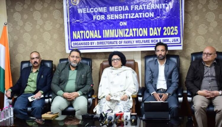 National Immunization Day-2025: Over 19.85 lakh children set to get Pulse Polio dose in J&K, Says Dr. Poonam Sethi