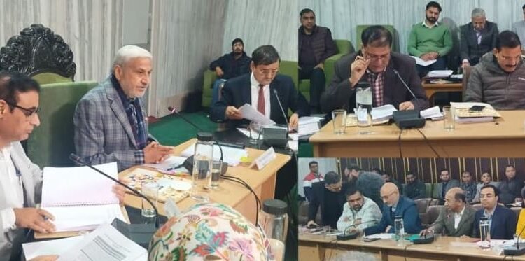 Sham Lal Sharma chairs PAC meeting; Examines CAG’s Audit Paras of H&UDD