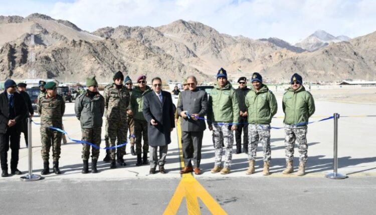 LG Kavinder inaugurates Parallel Taxi Track Project worth approx Rs 452 cr at Air Force Station Leh