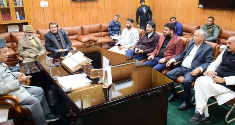 Speaker JKLA chairs All Party, Business Advisory Committee meeting at Jammu