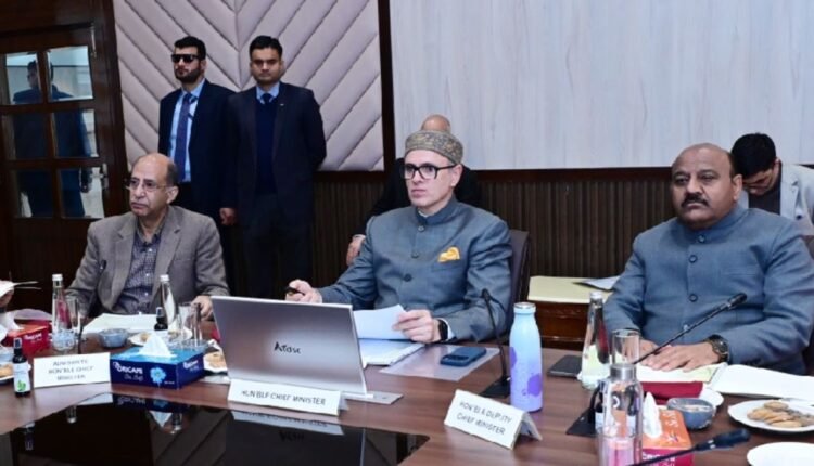 CM Omar Abdullah reviews PW(R&B) department projects, stresses on timely completion, quality execution