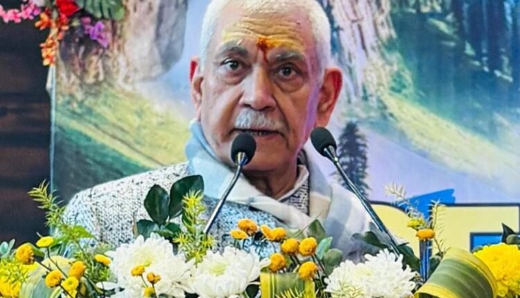 True faith lives in selfless service; real devotion is found in compassion: LG Sinha