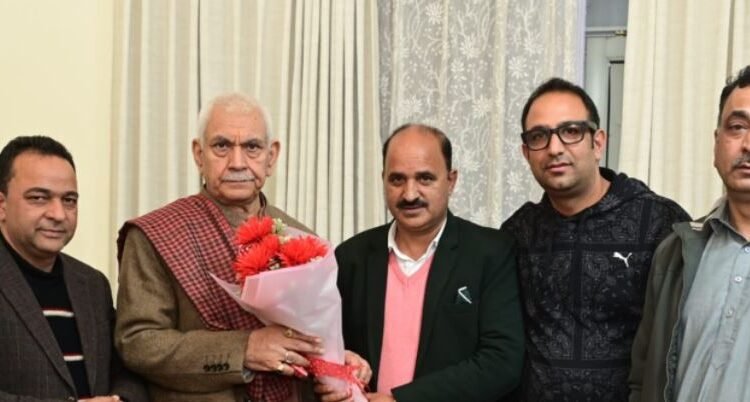 Public Delegations Call on LG Manoj Sinha, Raise Development and Governance Issues