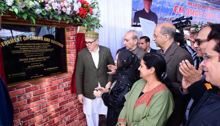 CM Omar Abdullah Launches ₹190 Crore Urban and River Restoration Projects in Srinagar, Budgam