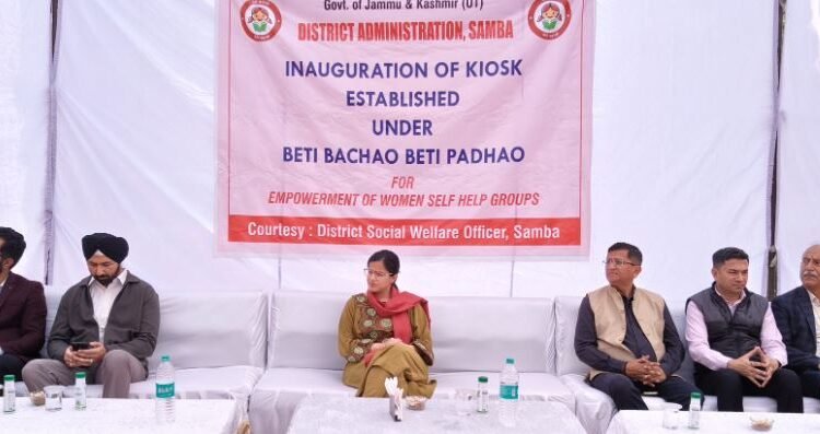 Samba: Women SHGs get Kiosks under Beti Bachao Beti Padhao initiative