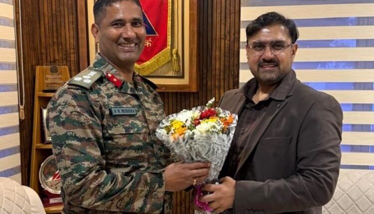 Satish Sharma reviews border infrastructure development with BRO Chief