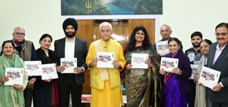 LG Manoj Sinha Unveils ‘Legends of J&K’ Calendar at Lok Bhavan