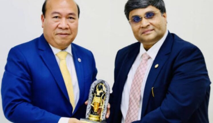 Sahai Represents ICC Jammu in an Interaction with Official Delegation of Government of Cambodia at New Delhi