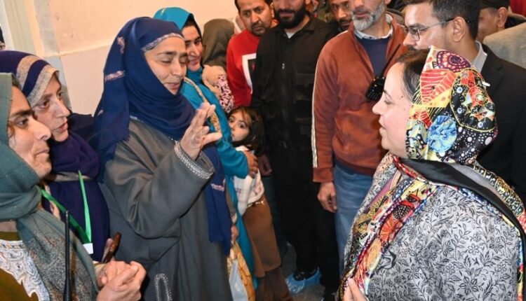 Sakeena Itoo inaugurates HDU at District Hospital Kulgam
