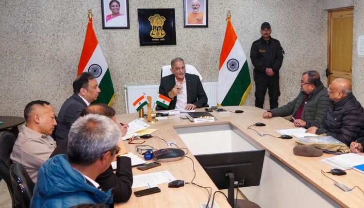 LG Kavinder Gupta chairs preparatory meeting for 1st Sindhu Mahakumbh 2026