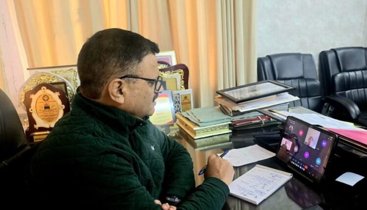 Javed Rana reviews ongoing works of  Mendhar; stresses quality and timely completion