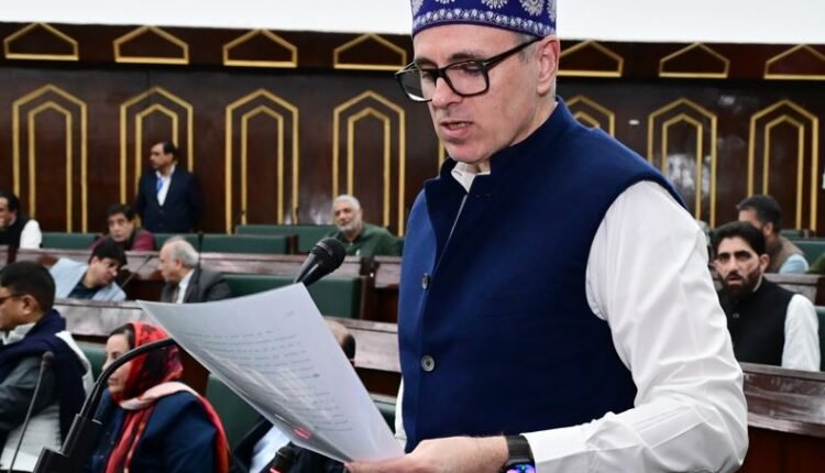 CM Omar Abdullah moves 13 demands, 19 supplementary demands in Legislative Assembly