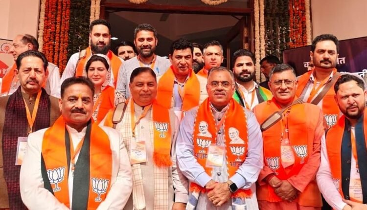 Tarun Chugh, Sat Sharma lead J&K participants at BJP’s North Zone Workshop Prashikshan Mahabhiyan–2026 at Chandigarh