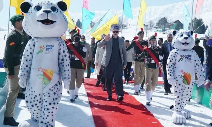 CM Omar Abdullah articulates vision to make Gulmarg an international ski destination at the 6th Khelo India Winter Games