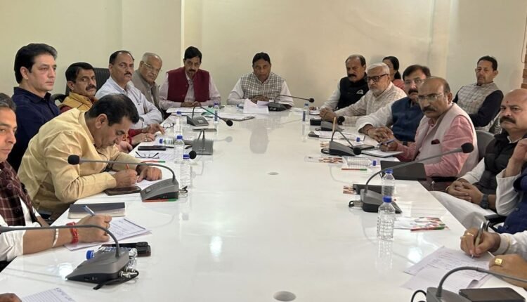 BJP holds crucial meeting of party MLAs in Jammu
