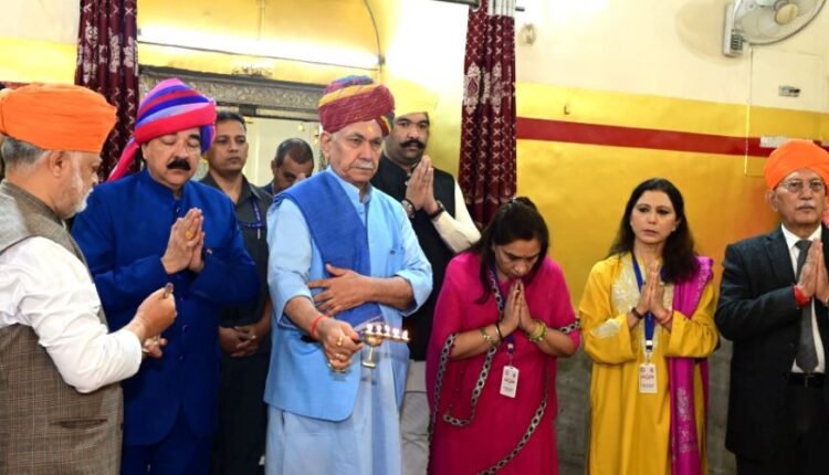 LG urges daily Aartis along Jammu riverbanks to awaken culture and inspire youth