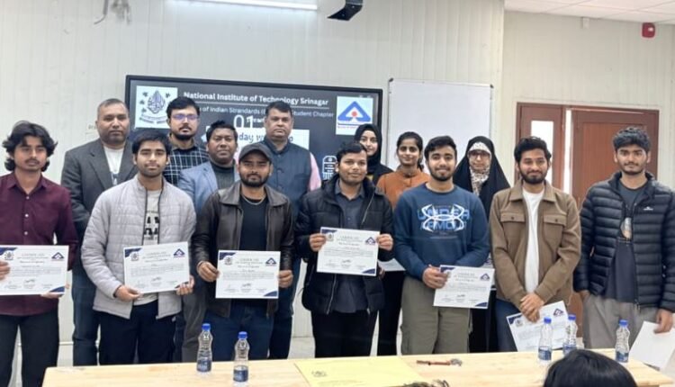 NIT Srinagar Hosts BIS Workshop on MOS Devices, Antennas