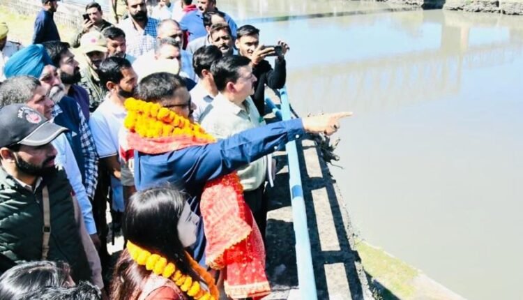 Rana inaugurates water release into Ranbir Canal