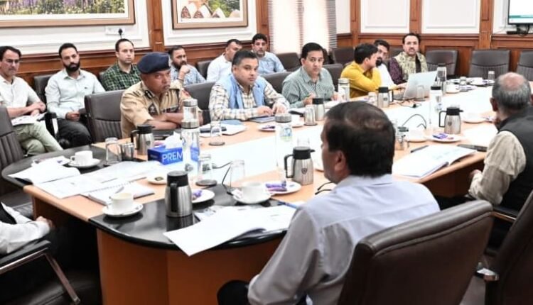 Chief Secretary calls for robust monitoring, weekly alerts and speedy operationalisation of mineral blocks