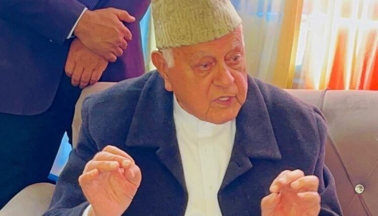 Dr. Farooq calls for Unity among Muslims amid rising West Asia tensions