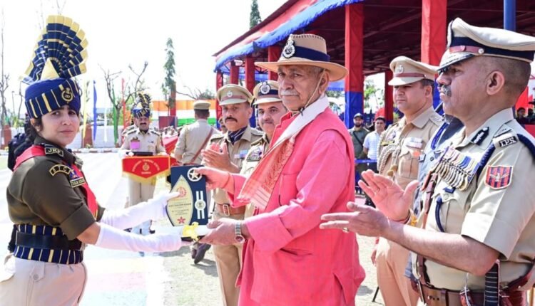 J&K Police has been instrumental in forging a terror-free, crime-free UT where no insecurity overshadows civilian lives: LG Sinha