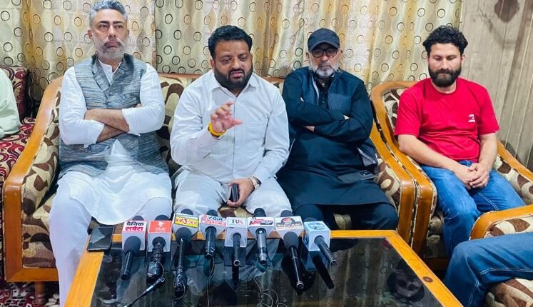 JKPCC Kissan Chief Bharat Priye rallies farmers ahead of statewide protest against Indo-US trade deal on March 9th