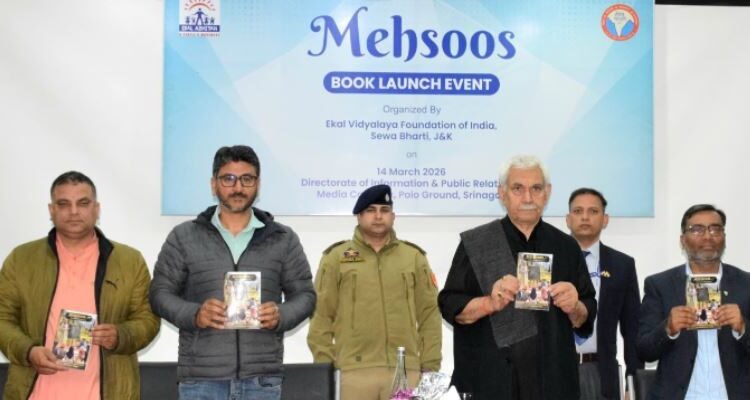 Lieutenant Governor releases the book "Mehsoos-Stories of social transformation" in Srinagar