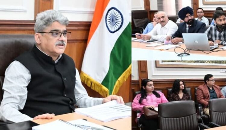 Chief Secretary reviews Mission YUVA district performance, asks DCs to fast-track institutional framework