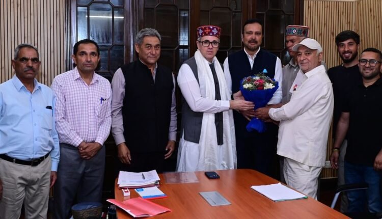 CM Omar Abdullah interacts with delegations; development and community issues discussed