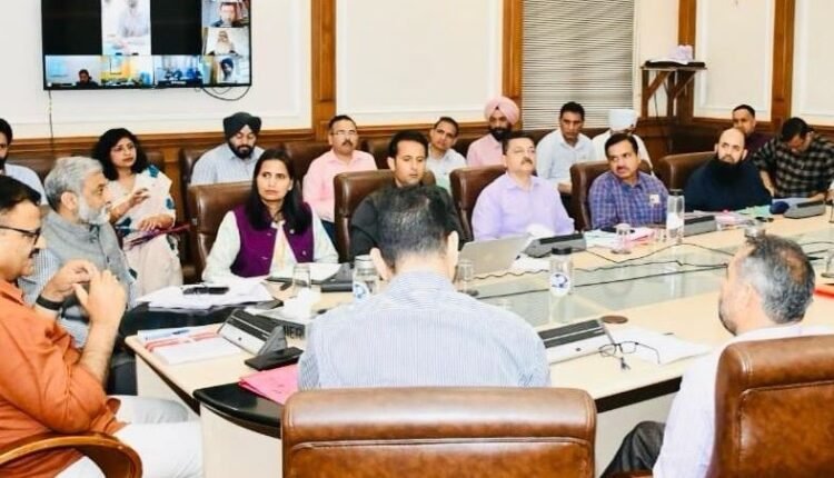 Rana reviews Jal Shakti works; emphasises accountability, better monitoring, faster execution of projects