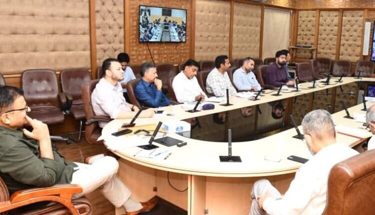 Minister Javed Rana reviews Baramulla development works, flags timely completion and full fund utilisation