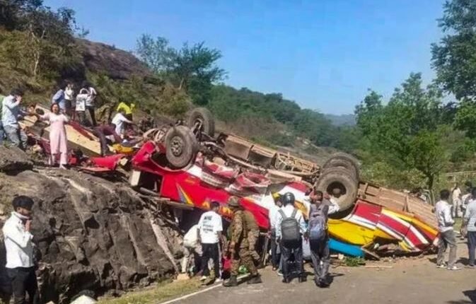21 dead, 29 injured as passenger bus rolls down hillside in Udhampur