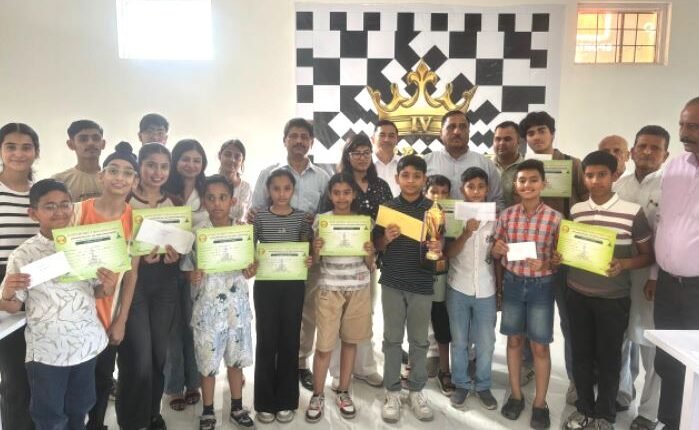 Paras Sharma wins first La-Veeraz Cup Chess Fiesta at Khara Madana