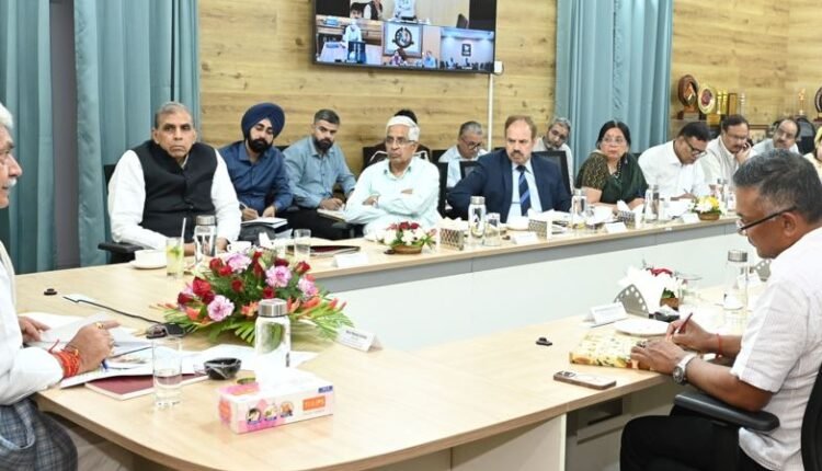 LG chairs Higher Education Council meet, pushes Design Your Degree and AI-driven reforms in J&K