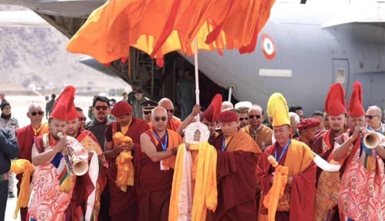 Holy relics of Tathagata Buddha arrive in Leh, amid deep spiritual fervour