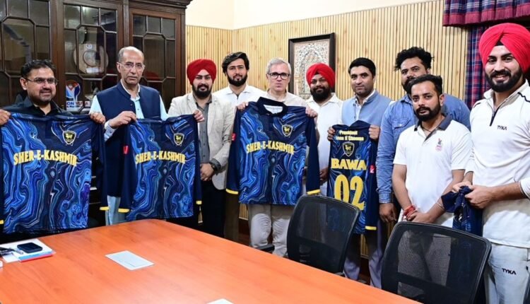 CM Omar Abdullah unveils Sher-i-Kashmir Cricket Club jersey, releases wildlife publication