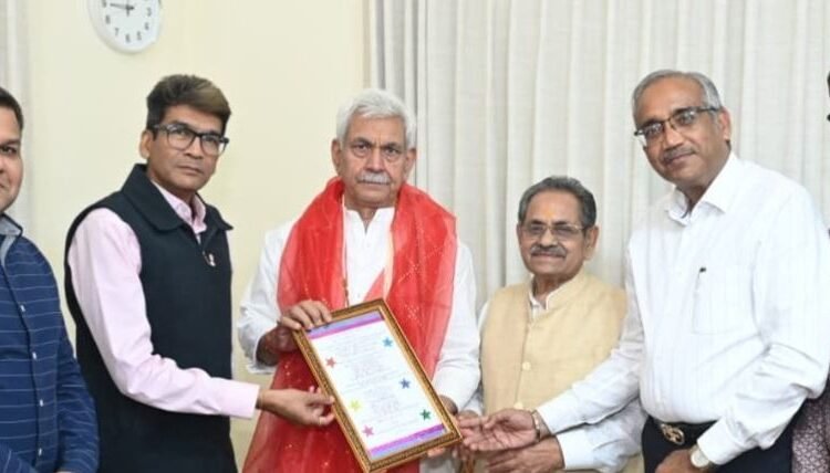 JITO delegation meets Lieutenant Governor, highlights spiritual observances in Jammu and Kashmir