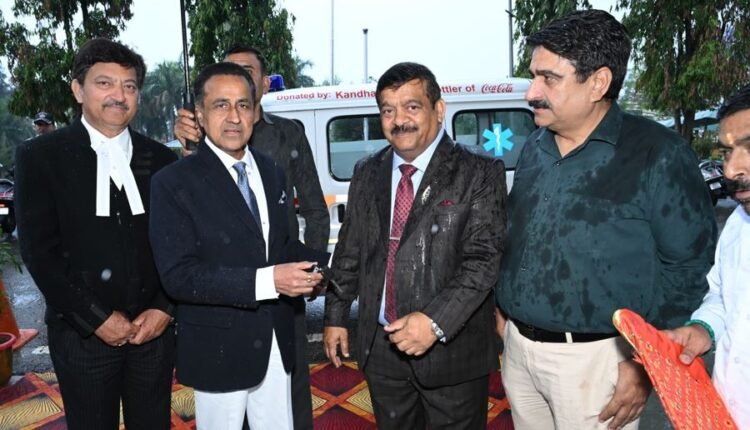 Kandhari Beverages donates ambulance to J&K High Court