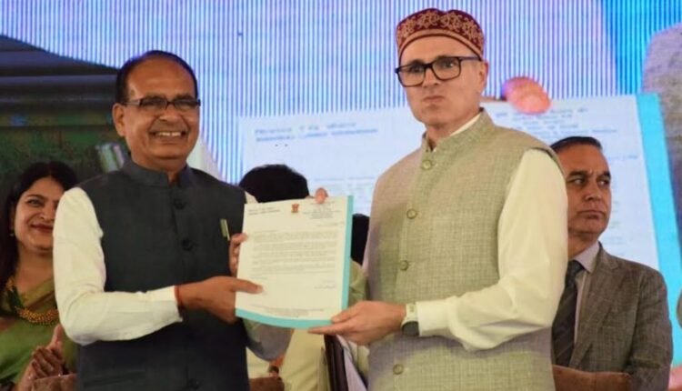 Union Minister Shivraj Singh Chouhan hands over ₹3,566 crore PMGSY-IV package sanction letter to CM Omar Abdullah