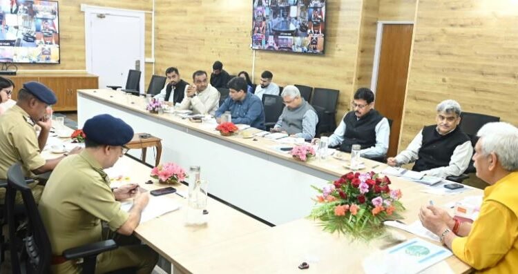 Lieutenant Governor reviews preparedness for 100-Day intensive campaign under ‘Nasha Mukt Jammu Kashmir Abhiyaan’