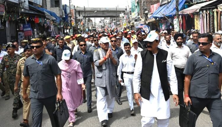 Lieutenant Governor said that every Panchayat must be drug-free, and every police station must be free of drug traffickers