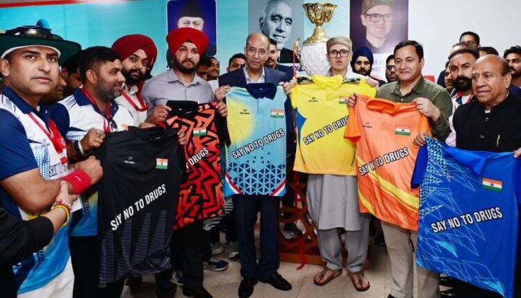Batting against drug abuse, CM Omar Abdullah inaugurates 2nd edition of Sher-i-Kashmir Cricket Tournament at Jammu