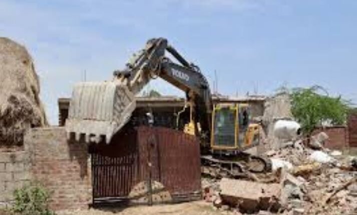 Crores worth properties of alleged drug peddlers demolished in Jammu crackdown