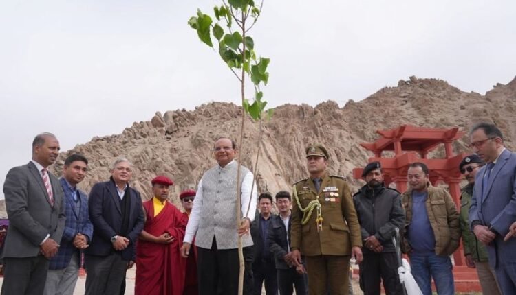 L-G Vinai Kumar Saxena lays foundation stone for India’s first Petroglyph Conservation Park at Sindhu Ghat in Leh